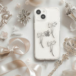 ファンシーリボンクリアiphoneケース