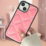 ベルベットクロスチェックiphoneケース