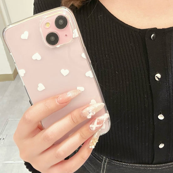 ハートクリアiphoneケース