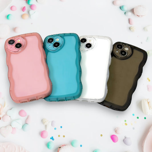 うねうねハートクリアiphoneケース