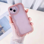 うねうねハートクリアiphoneケース