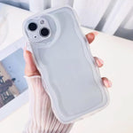 うねうねハートクリアiphoneケース